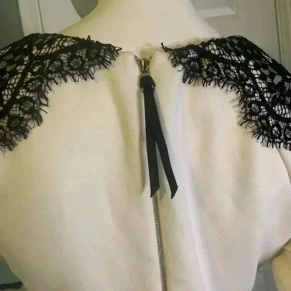 Phoebe Couture Sz 4Long Sleeve Round Neck Knee Length Dress. #167 - Picture 7 of 11